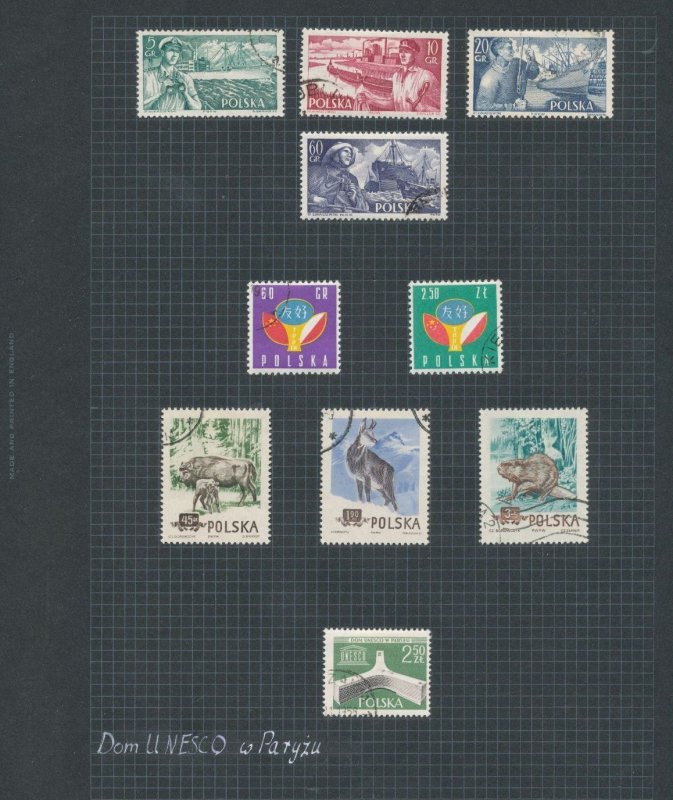 Poland Mid Period Used Airs Flowers Sport Wildlife(90+Stamps) UK2136