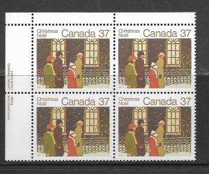 CANADA - 1983 CHRISTMAS UPPER LEFT PB - SCOTT 1005 - MNH