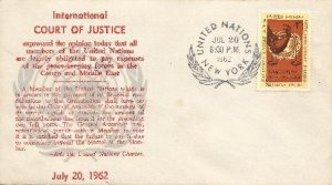 United Nations Court of Justice 7-20-62