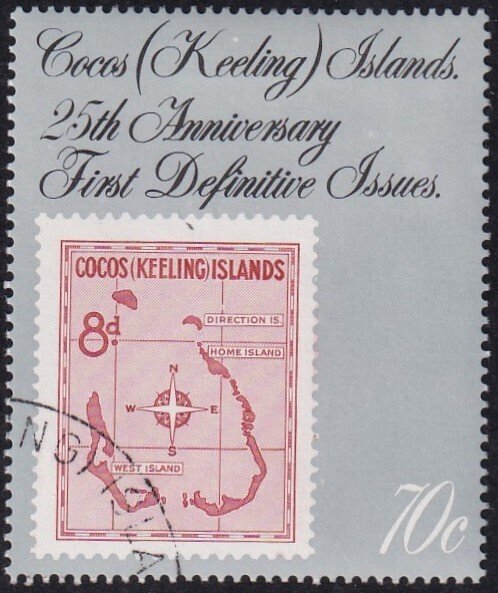 Cocos Islands #180 Used