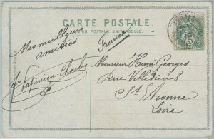 75293 - GREECE - Postal History - POSTCARD with FRENCH POST OFFICE postmark 1910-