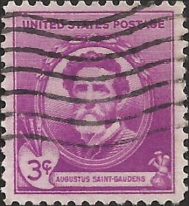 # 886 USED AUGUSTUS SAINT-GAUDENS ARTIST