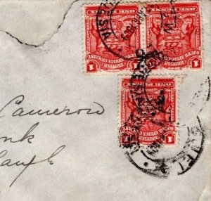 RHODESIA BSACo Cover GWELO 1909 GB Scotland Forfar {Cameron} {samwells} MA1259