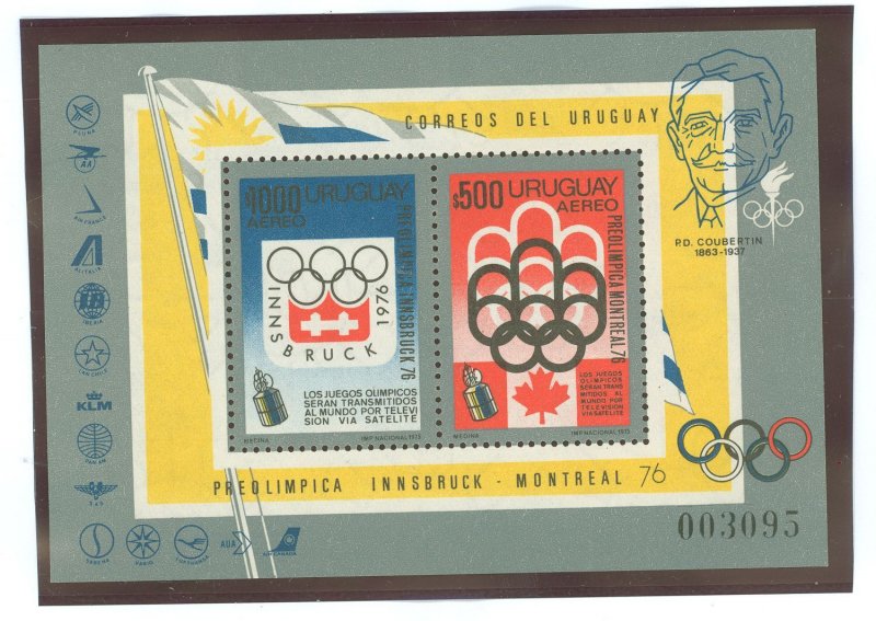 Uruguay #C406 Mint (NH) Souvenir Sheet (Olympics)