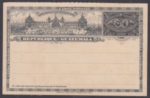 Guatemala - Unused 3 Centavos Post Card #2