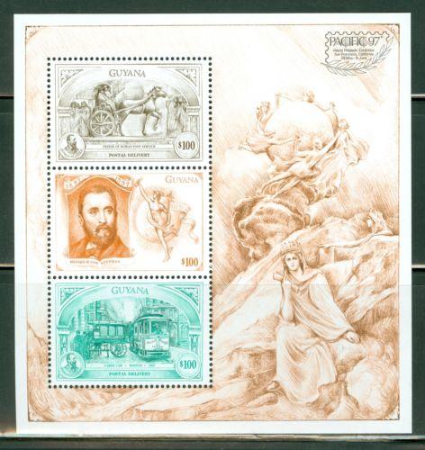 Guyana MNH Minisheets: Scott #3193 Heinrich von Stephan, ...