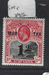 ST HELENA   (PP1303B)   KGV 1D WAR TAX  SG 88  MOG