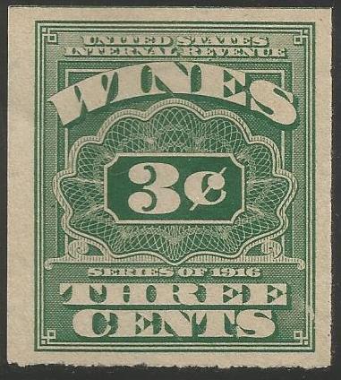 U.S. Scott #RE33 Wine Stamp - Mint Single
