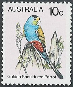 Scott: 732 - Australia - Australian Birds: Golden Shouldered Parrot, MNH