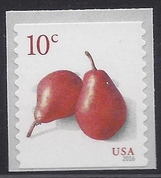 #5039 10c Pears Coil Single 2016 Mint NH