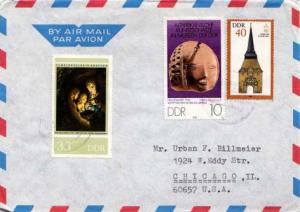 Germany D.D.R., Airmail, Art