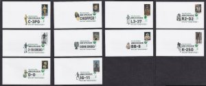 US 5573-5582 Star Wars Droids (set of 10) DCP FDC 2021