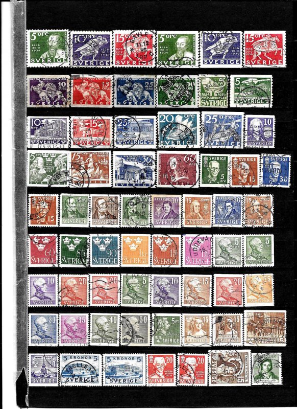 World/Lots Collection/ Stamps/Europe / Sweden 2