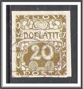 Czechoslovakia #J4 Postage Due Used