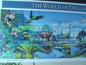 U.S.# 3136-MNH-SHEET OF 15---THE WORLD OF DINOSAURS---1997