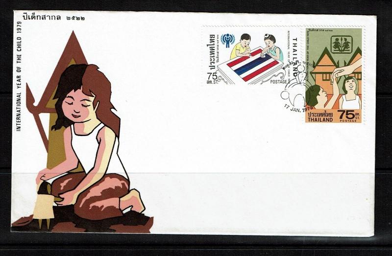 Thailand - SC# 733 - 736 - First Day Cover w/ Details Card - 100117