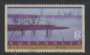 Australia SG 1320  Used perf 14½ - wetland & waterways