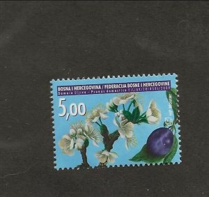 BOSNIA (CROAT ADM) Sc 222 NH issue of 2009 - FLOWER