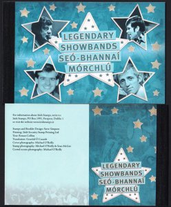 Ireland 2010 Legendary Showbands Prestige Booklet Mi. MH67 MNH