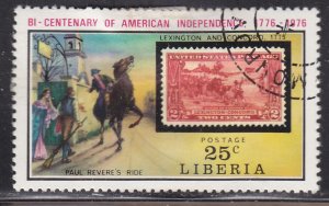 Liberia 707 American Revolution Bicentennial 1975