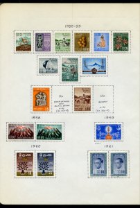 Ceylon Collection on Pages 1956/1965 Fresh Collection