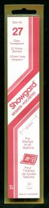 CLEAR Showgard Strip Mounts Size 27 = 27mm Fresh New Stock Unopened CLEAR