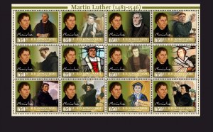 Martin Luther's reform 2021 year 1 sheets perforated  NEW