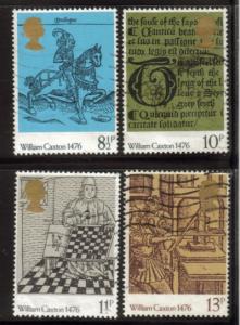Great Britain Sc 794-7 1976 Printings 800 yrs stamps used