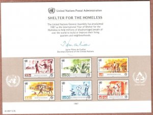United Nations Scott #NY 31 Mint Card 3/13/87