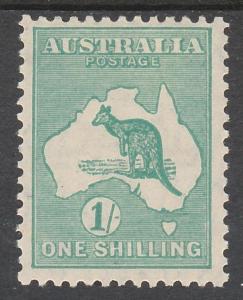 AUSTRALIA 1929 KANGAROO 1/- SMALL MULTIPLE WMK 