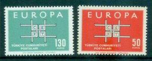 Turkey 1963 Europa, Interlock Links MUH lot65367