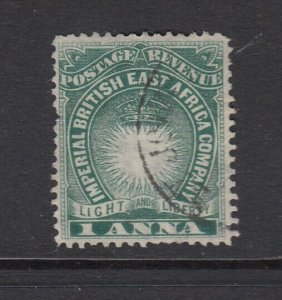 British East Africa, Sc 15 (SG 5), used (pulled perf at L)