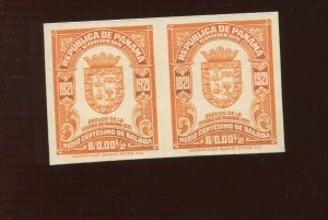 Panama 220 Centenary of Independence India Plate Proof on Card Pair of 2 Stamps