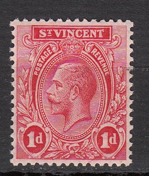 St. Vincent - 1921 KGV 1p  Sc# 119 - MLH  (9633)