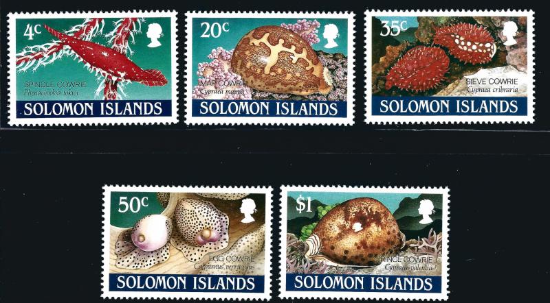 Solomon Islands #666 - 670 MNH VF SCV $11.50...Beautiful!