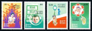 Sri Lanka #761-764 Set of 4 MNH