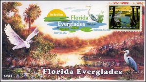 23-023, 2023, Florida Everglades, First Day Cover, Digital Color Postmark, Homes