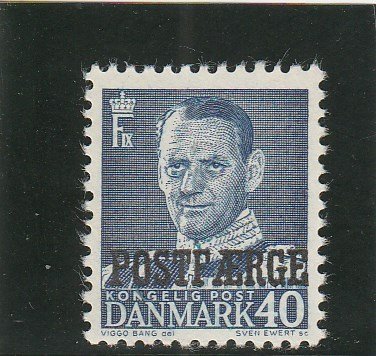 Denmark  Scott#  Q33  MH  (1949  Parcel Post)