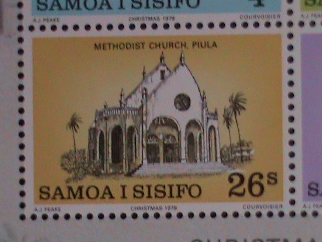 ​SAMOA STAMP-1979 SC# 520a CHRISTMAS-ANGLICAN CHURCH-APIA MNH STAMP SHEET
