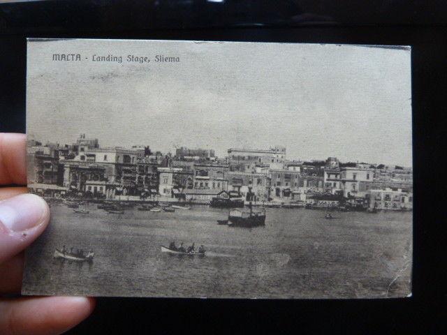 Malta Ships PPC unsent 1916 (34bet)