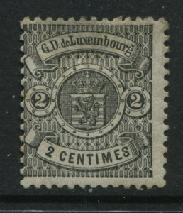 Luxembourg 1875 2 centimes  unused no gum