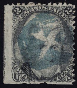 US Scott 93 Used 2 cents Green cancel 1868 Black Lot AP2363 bhmstamps