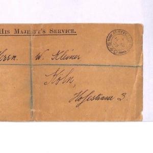 FF167 1923 GB FORCES FRANCE Army Post Office *APO.S40* Registered OHMS Cover RAF