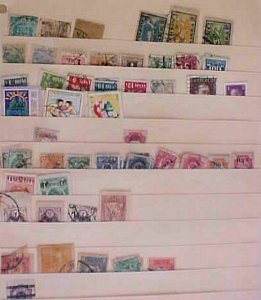 ESTONIA x25 DIFF.  R OFFICES 110,TURKEY x11, OTHER 12 WITH 32 DUPLICATES USED