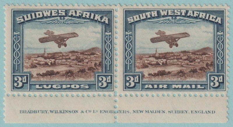 GERMAN SOUTH WEST AFRICA C5 - C6 PAIR MINT HINGED OG NO FAULTS VERY FINE! GPH