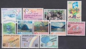 Liechtenstein #1043-54 MNH VF CV $25.60 (B2907)