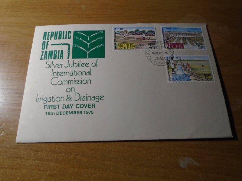 Zambia  #  153-55  FDC