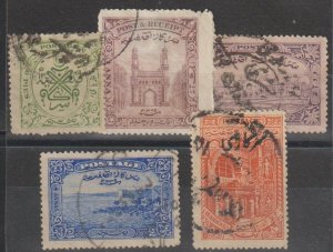 India Hyderabad SC 40a, 41, 42, 43,44 Used