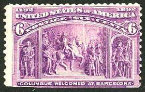 U.S. #235 MINT OG LH