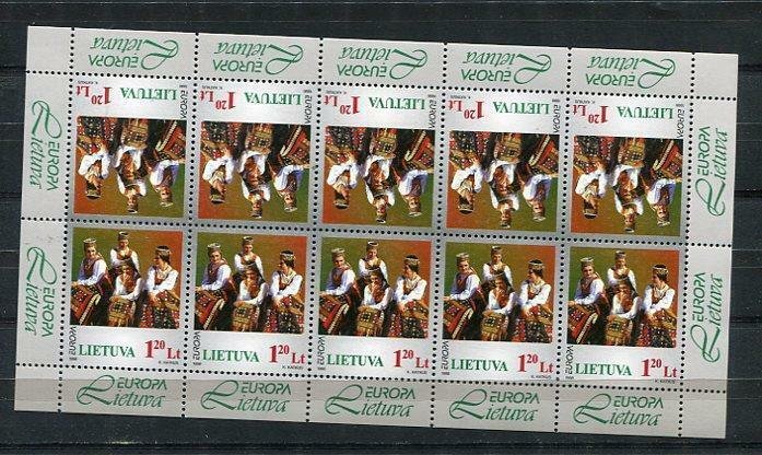 Lithuania 1998 EUROPA Souvenir Sheets(Kleinbogen) MI 684  MNH  6642